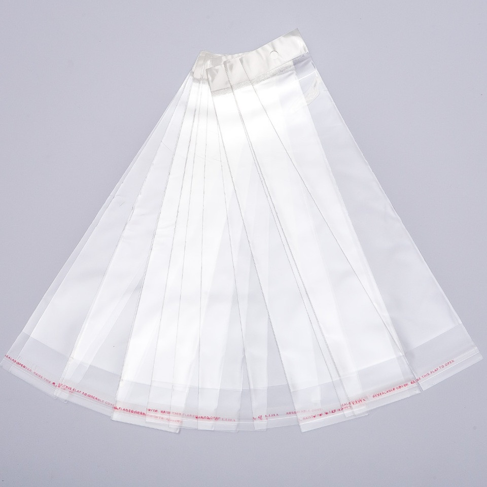 Self-adhesive packaging bag 7×31.5 cm, 100 pcs