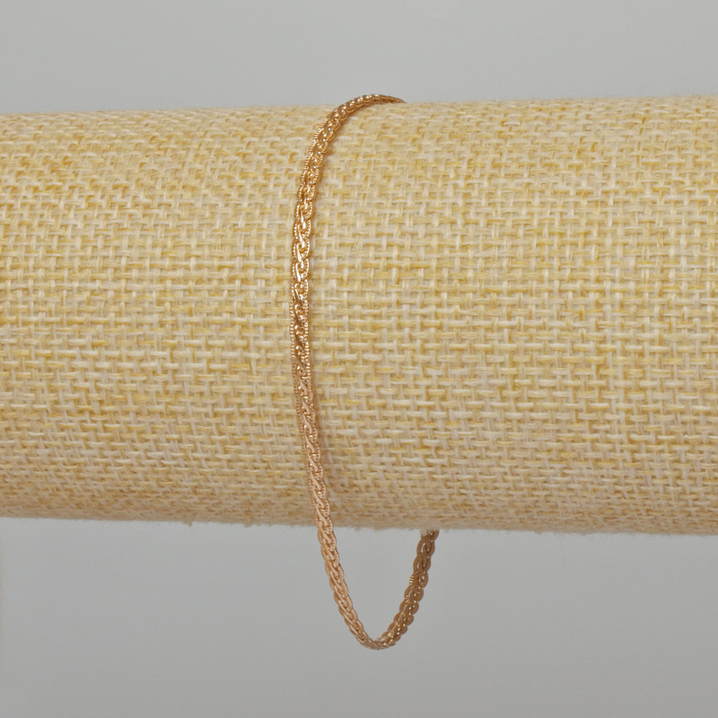 Bracelet Xuping 18K Gold Plating, Length 19 cm, Thickness 2.5 mm+