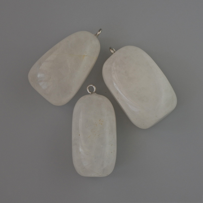 Natural Rock Crystal Pendant 35×17 mm+