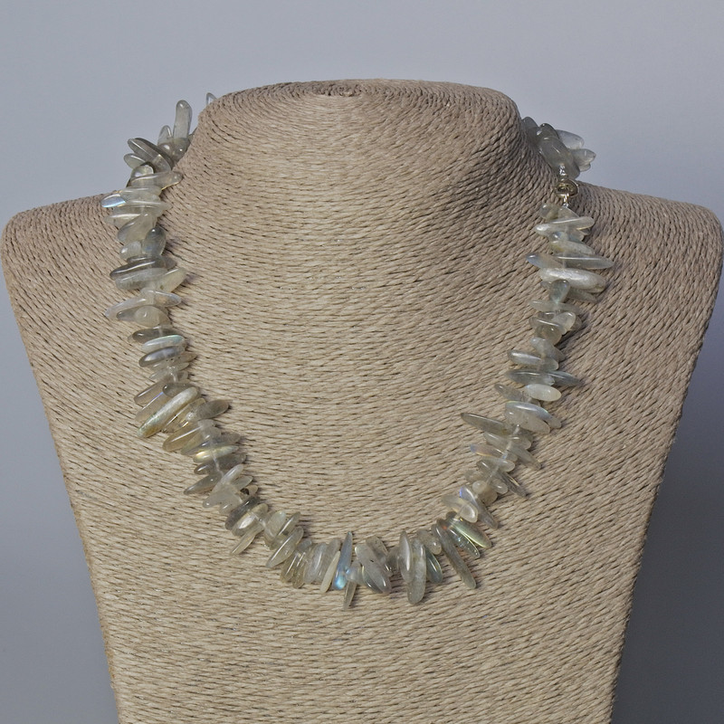 Labradorite Necklace with Natural Stone