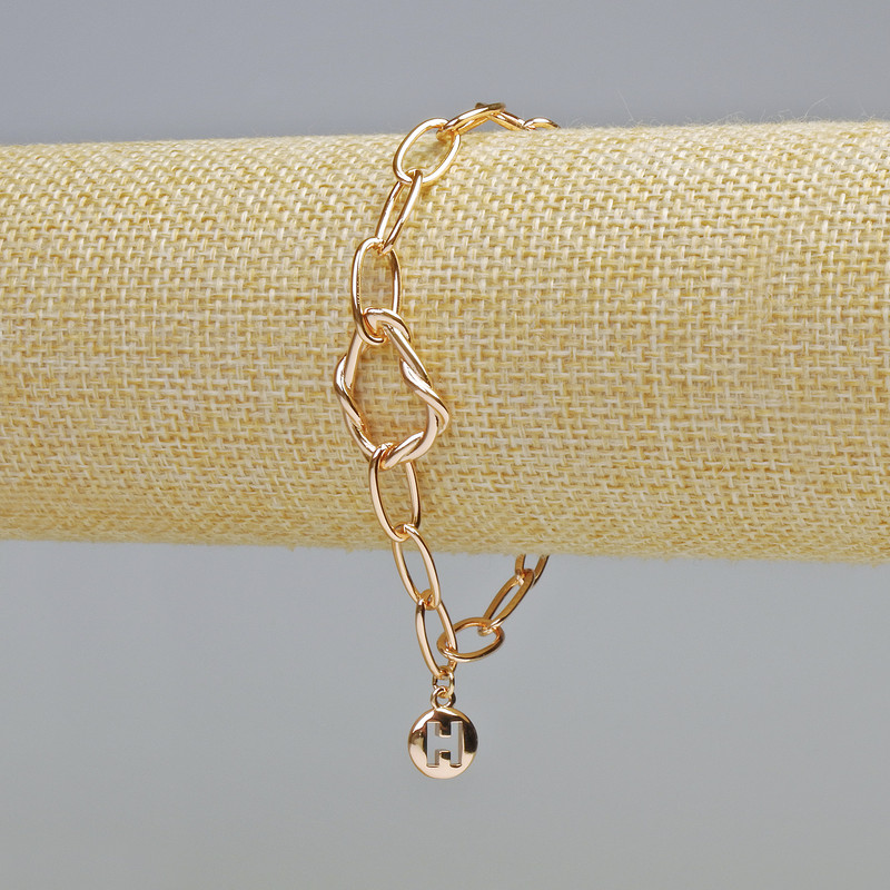 Bracelet Xuping 18K Gold Plating, 6 mm thickness, length 17–20 cm