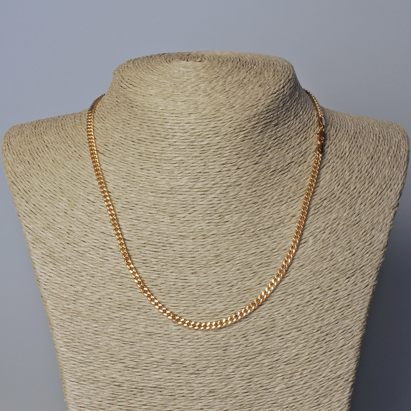 Xuping Chain with 18K Gold Plating, 4.4 mm Thickness, 45 cm Length