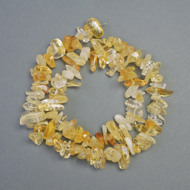 Citrine Bead Chips, Natural Stone