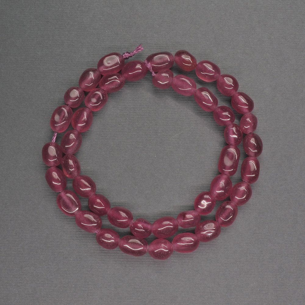 Pink Aventurine Faceted Beads, 6x9 mm, Length 39 cm+