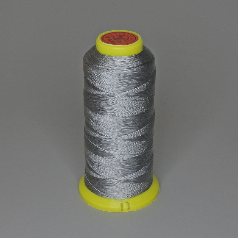 Bobbin findings: gray nylon thread for crafts, 0.3 mm diameter