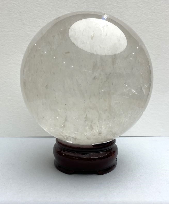 Crystal souvenir ball, diameter 11 cm ± weight 1576 g, price per piece