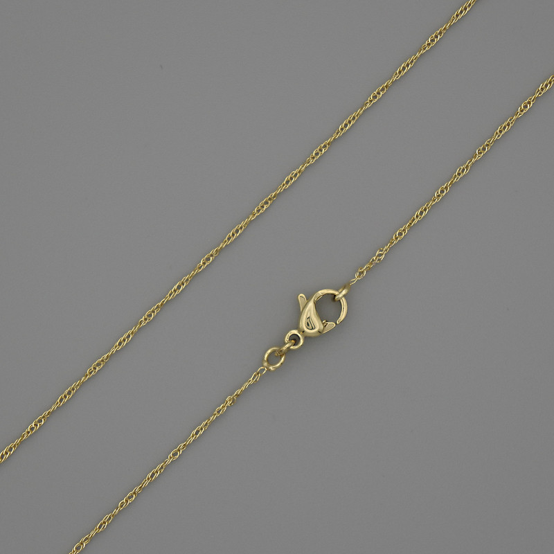 Xuping Chain 18K Gold Plating, Thickness 0.5 mm, Length 48 cm