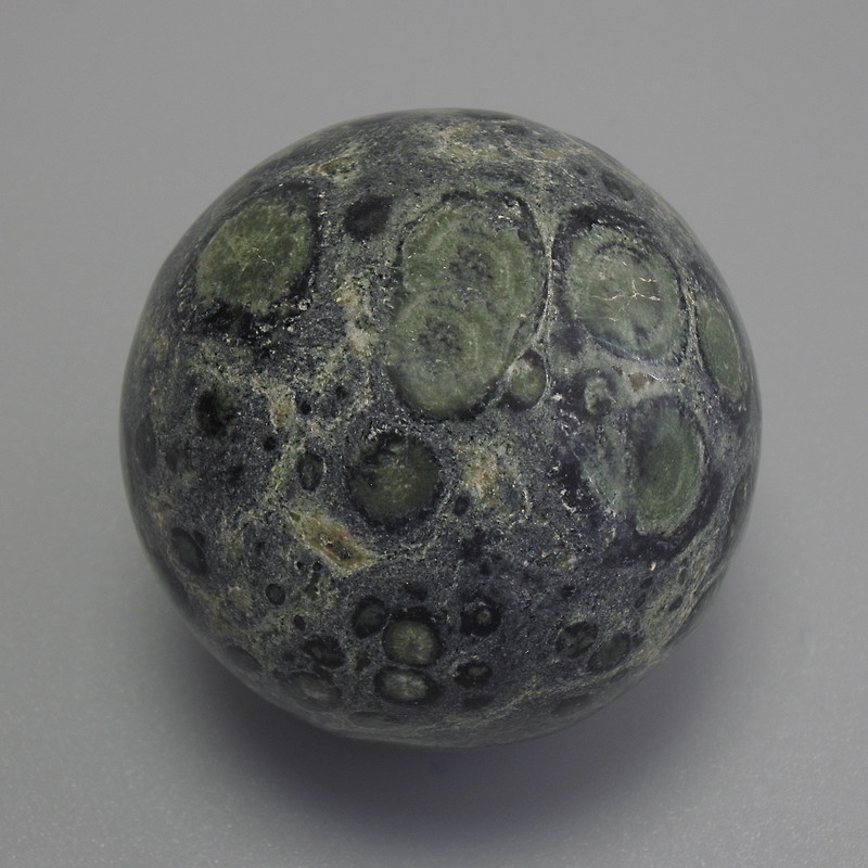 Souvenir sphere of Ocean Jasper, natural stone, diameter 30mm+