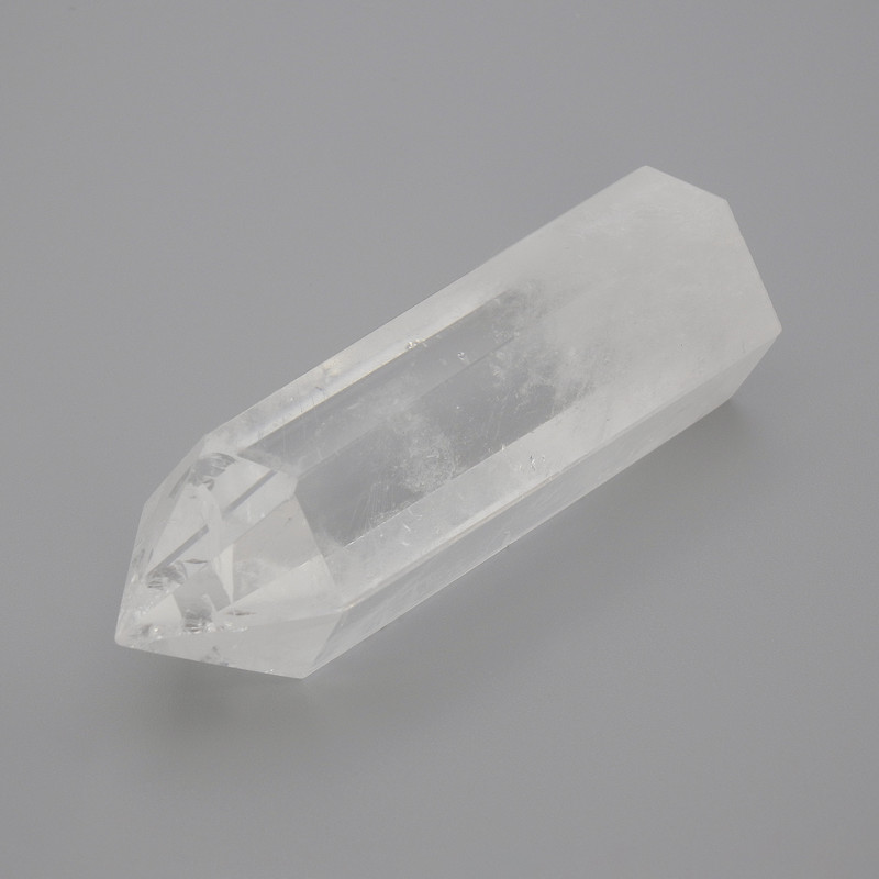 Souvenir Pencil of Natural Stone: Rock Crystal, 53x18 mm +/- Assorted Sizes (by 100 g)