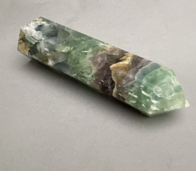 Souvenir Pencil Made of Natural Fluorite, 14.5 x 4 cm, approx. 449 g