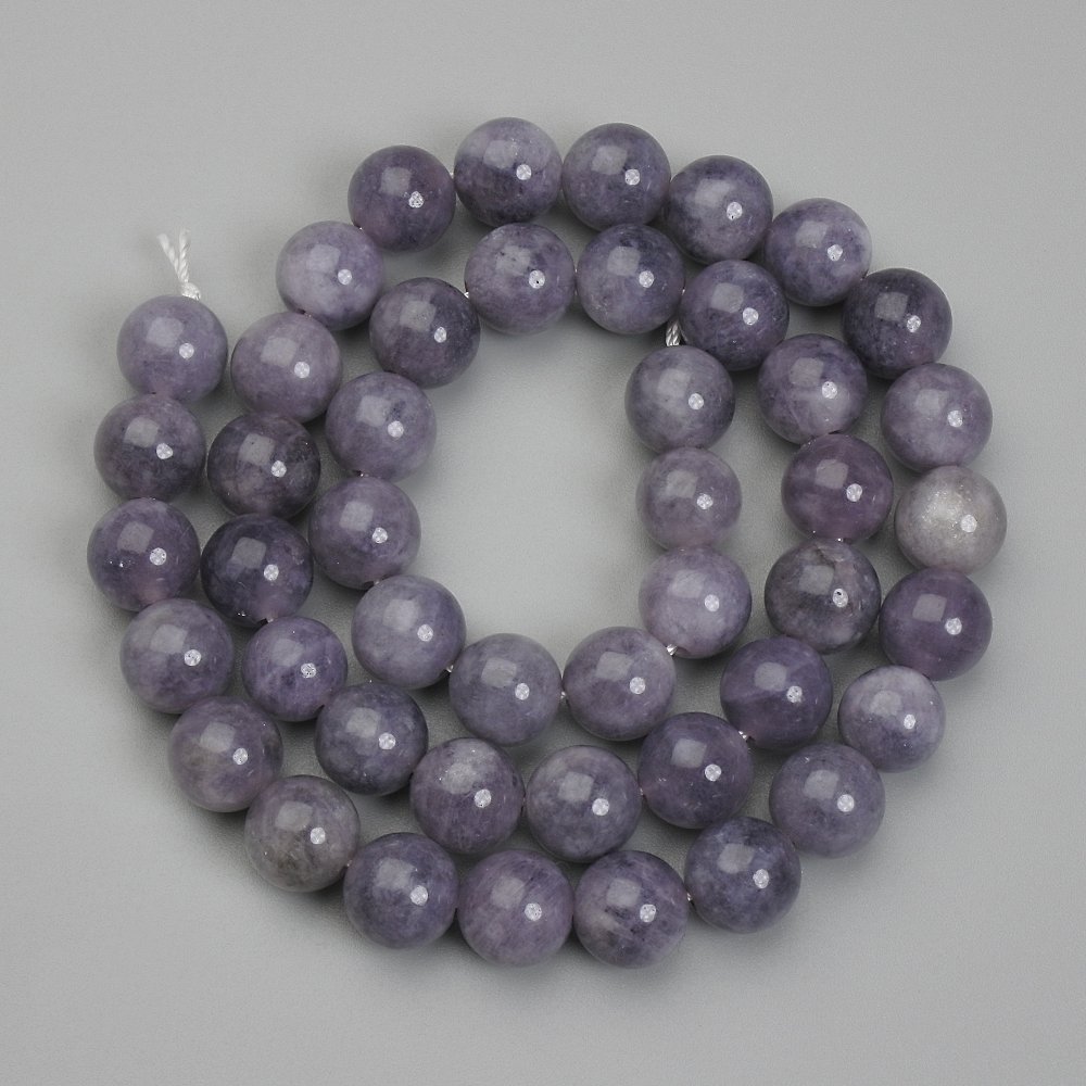 Iolite Beads, Round, 8.5 mm diameter, 38 cm length