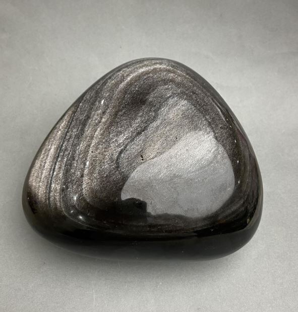 Souvenir Natural Stone, Silver Obsidian, dimensions 117×113×56 mm (+/-), weight 935 g