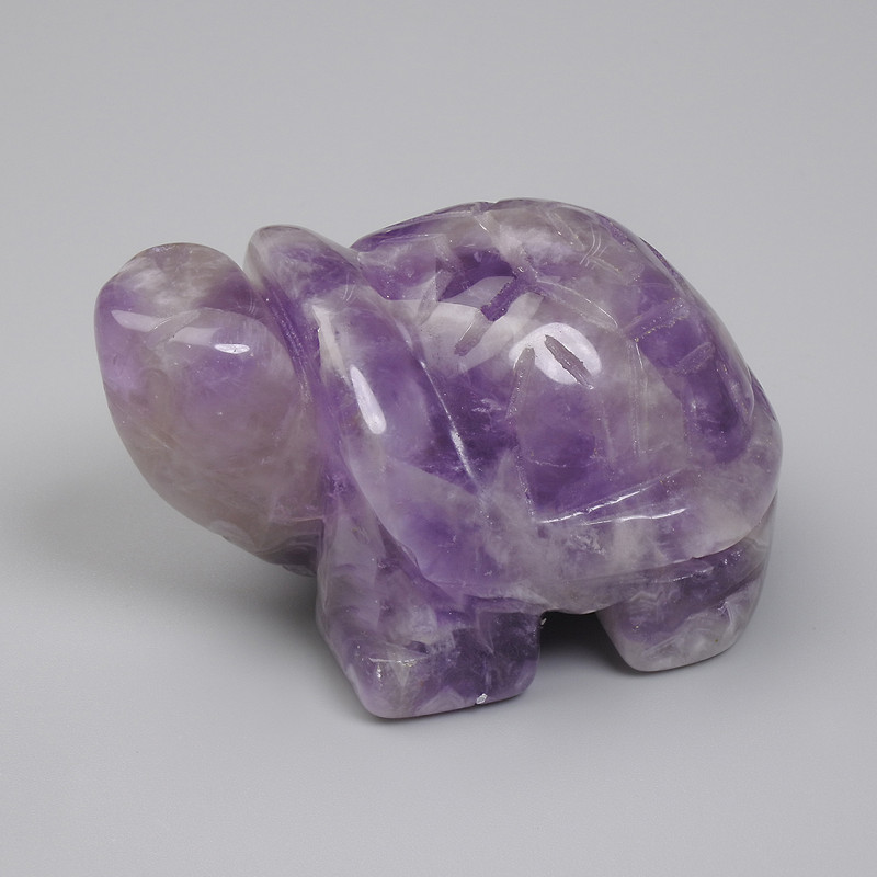 Amethyst Turtle Figurine 50x30x25 mm+