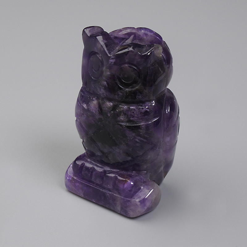 Souvenir Amethyst Owl Figurine 52×33×25 mm+