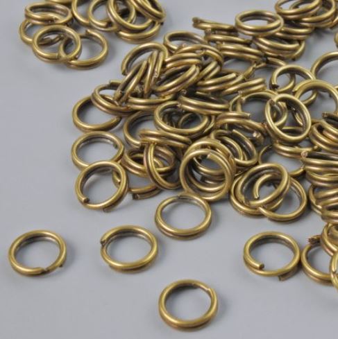 Bronze Jump Ring, 6 mm Diameter, 990 g Pack