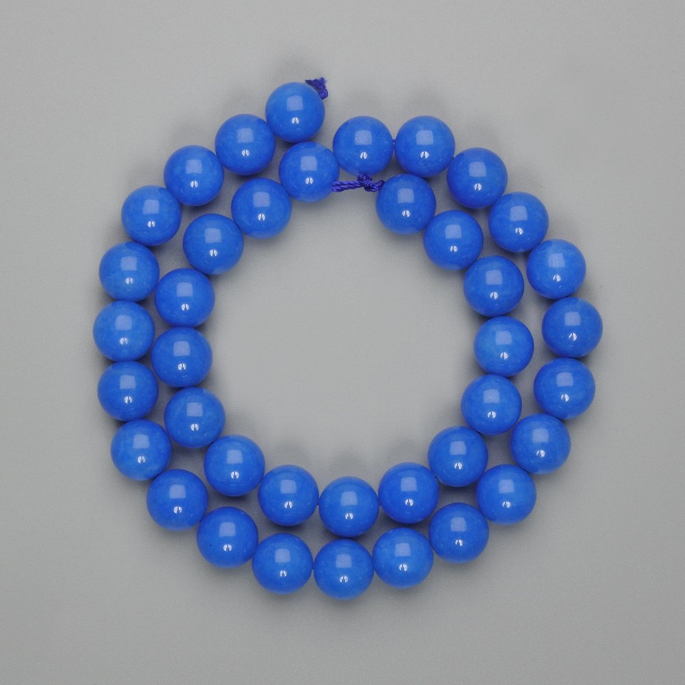 Apatite Beads, Smooth Round, 10 mm Diameter, 38 cm Length on Thread