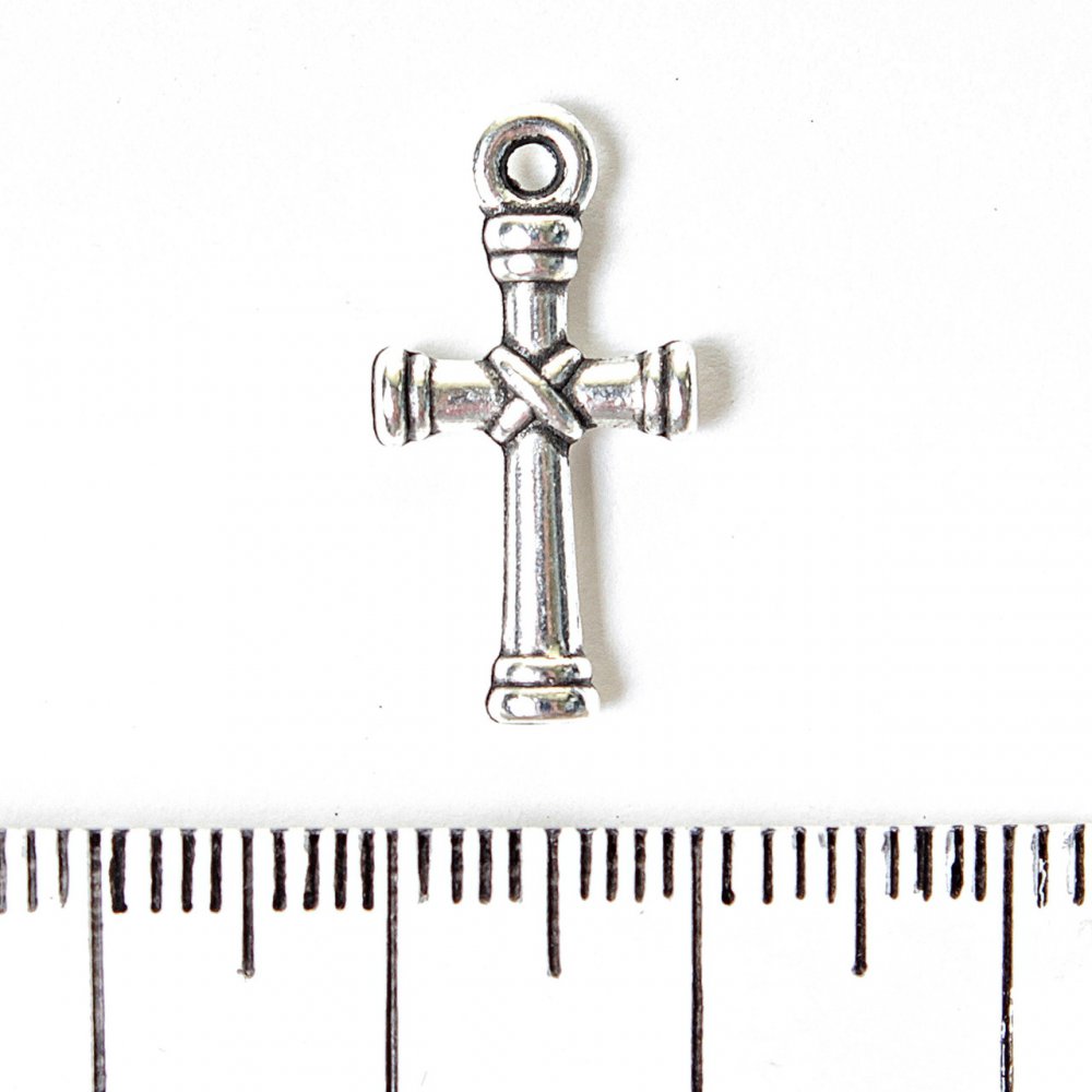 Cross Pendant Findings 20×11mm, 20 g packaging, ±24 pcs