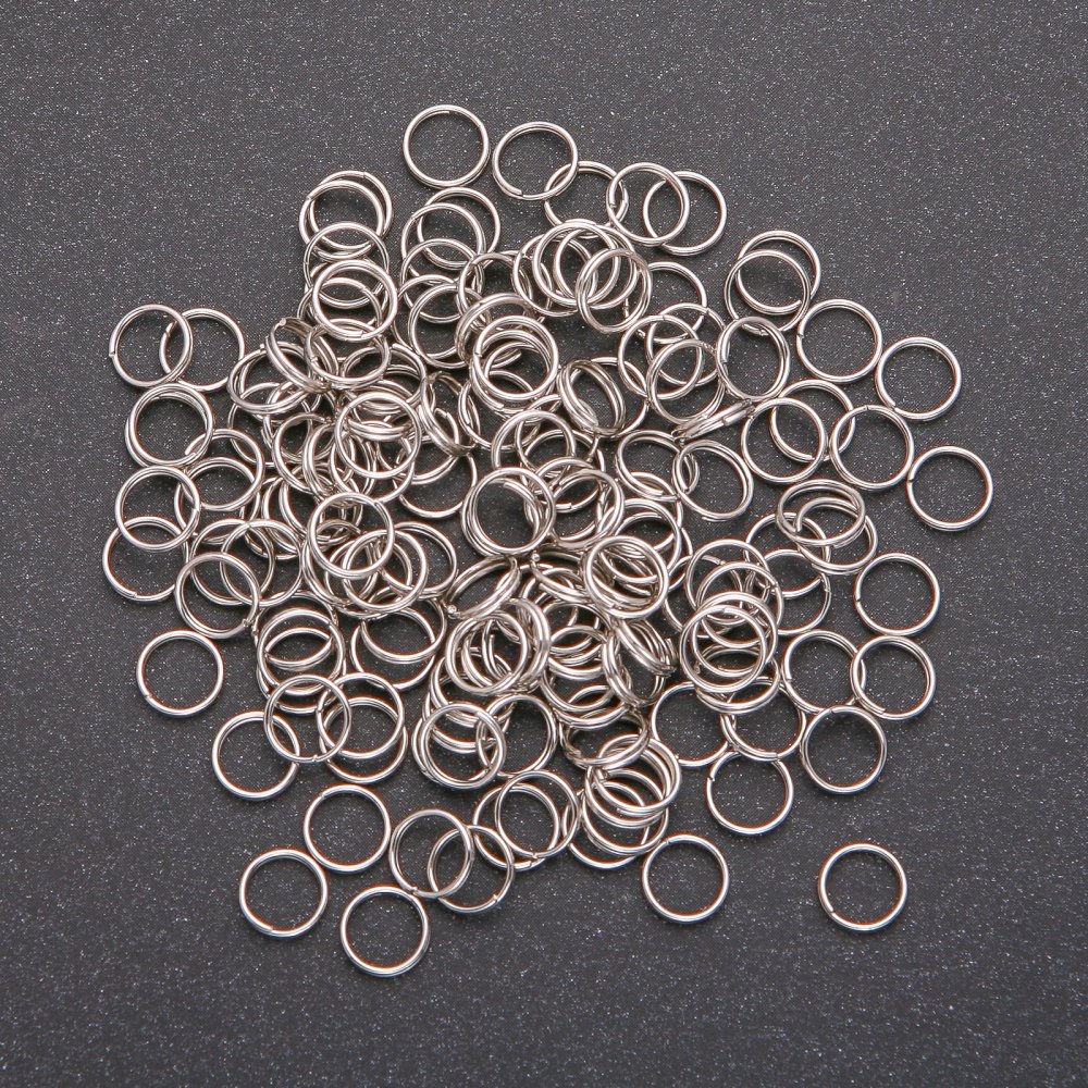 Spring-loaded jump ring 20 g per pack, diameter 7 mm