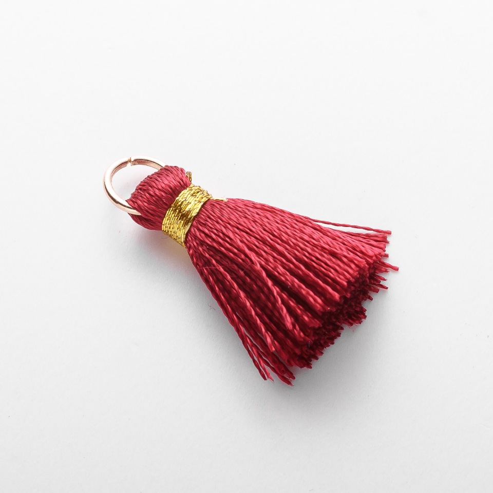 Miniature Silk Brush with Ring "Silk" Lsm, diameter 5mm