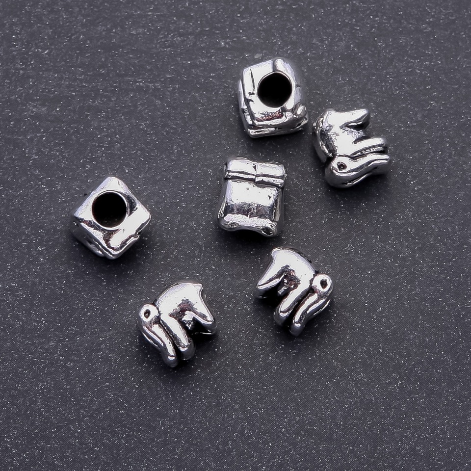 Bead Insert 'Elephant Pandora', size 11x10 mm, hole diameter 5 mm, packaging 20 g ± 6 pcs