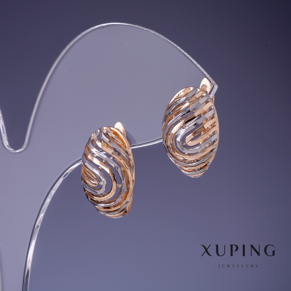 Earrings Xuping 11x17mm '18K Gold Plating'