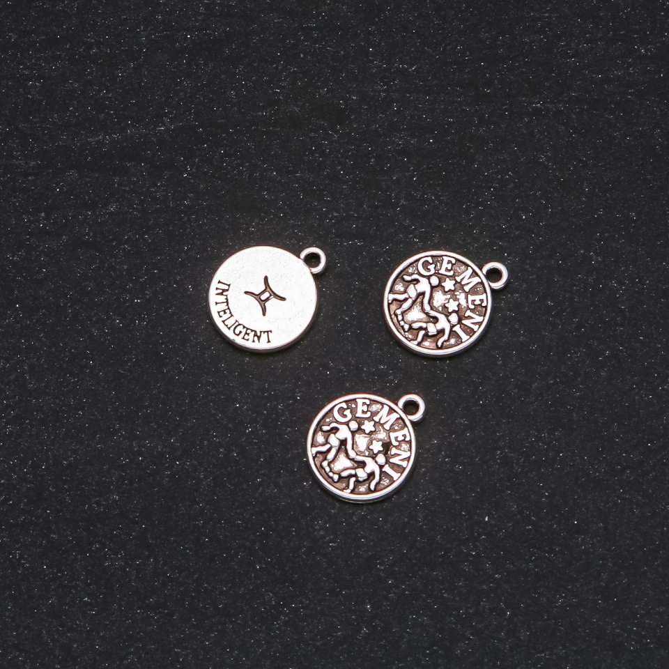 Gemini Zodiac Pendant 12mm