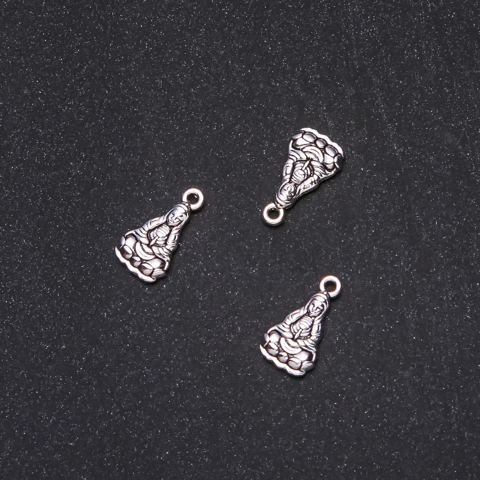 Pendant findings 'Sage' 17x9mm packaging 20 g +/- 20 pcs