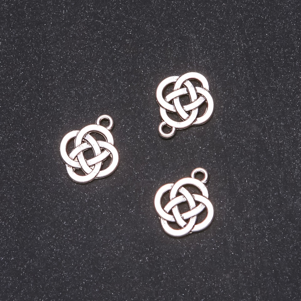 Pendant findings 15x19mm packaging 20 g +/- 14 pcs