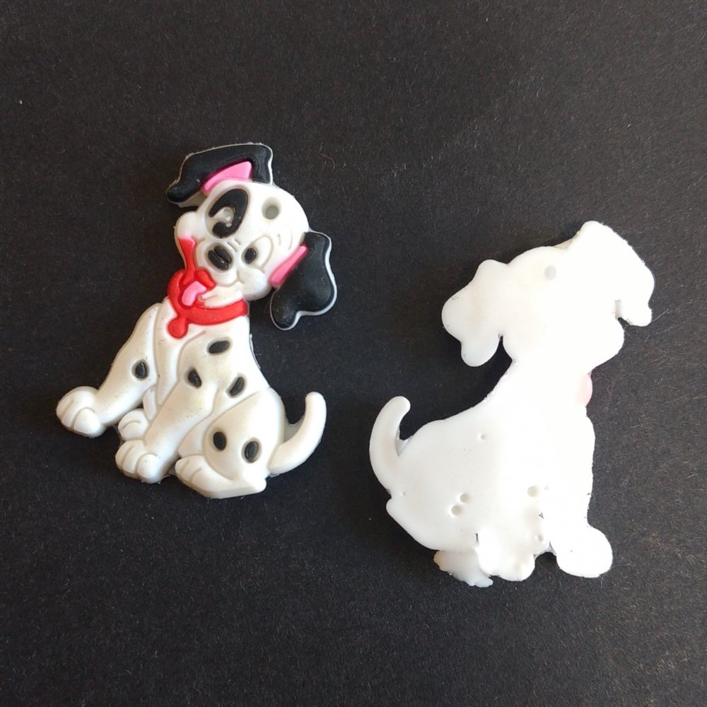 Dalmatian Dog Pendant Blank 35×24mm