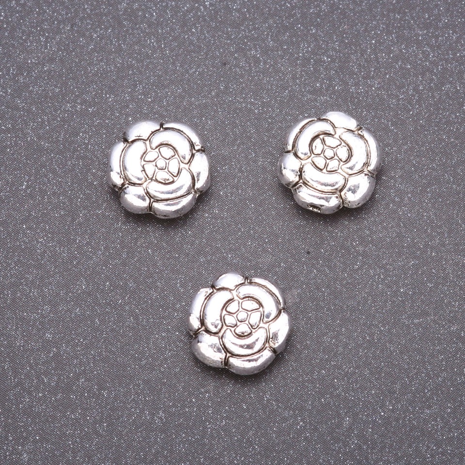 Bead insert finding d11x5 mm, inner diameter in-1, 4 mm finish. 20 g +/- 10 pcs