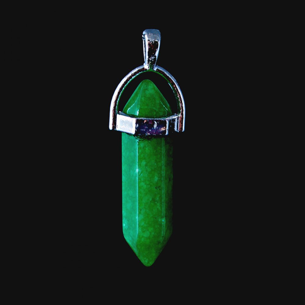 Підвіска Хризопраз шестигранник 4 см