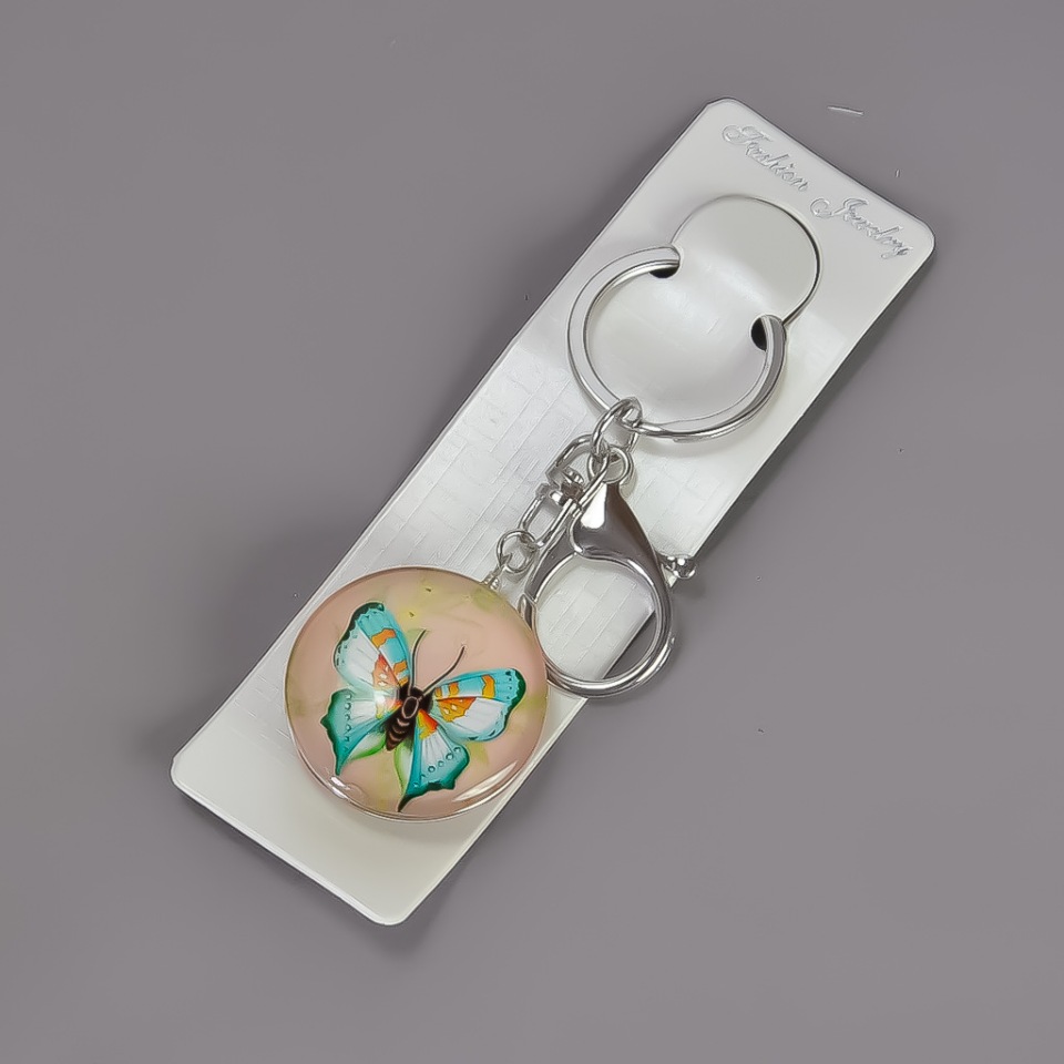 Keychain, diameter 3.5 cm, length 9 cm