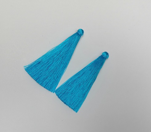 Craft blank brush 'Blue', length 7 cm, diameter 7 mm, pair