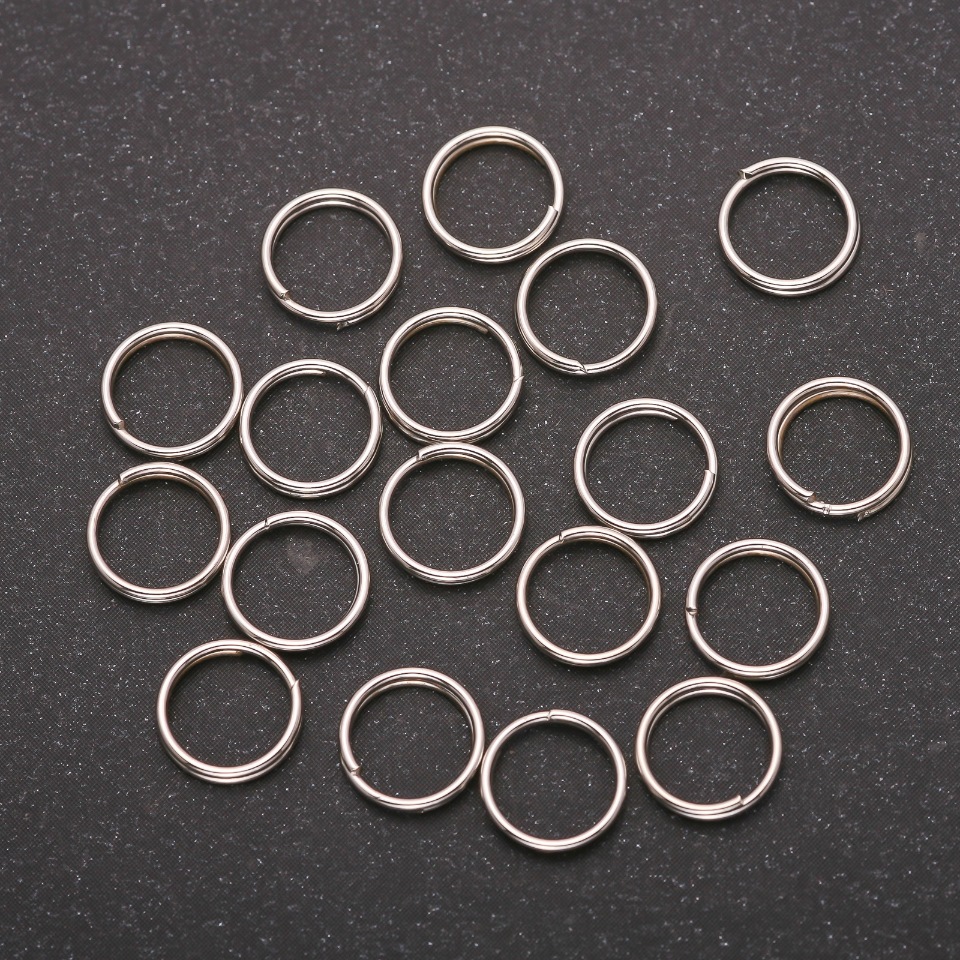 Spring-Loaded Jump Ring, 8 mm Diameter, Pack 30 g
