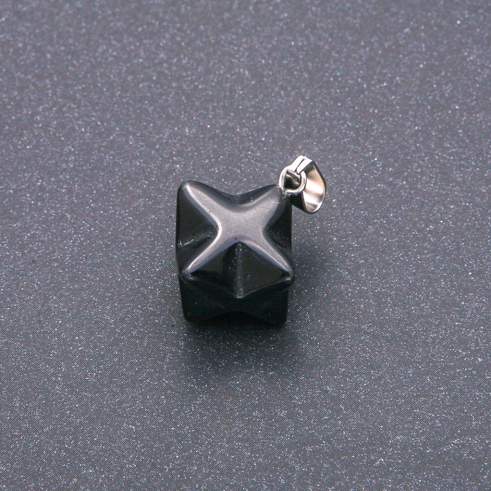 Merkaba Pendant with Agate 10×10 mm