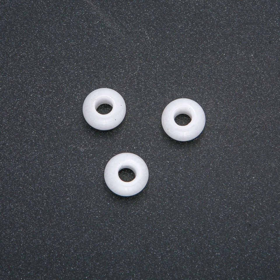 Pandora Bead from Natural Quartz 14x7mm, hole diameter 5.5 mm+
