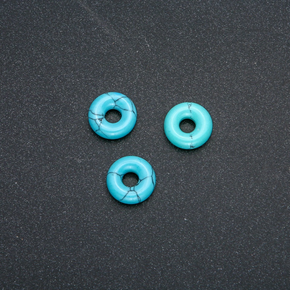 Pandora Turquoise Bead 15x4mm, hole diameter 5mm+