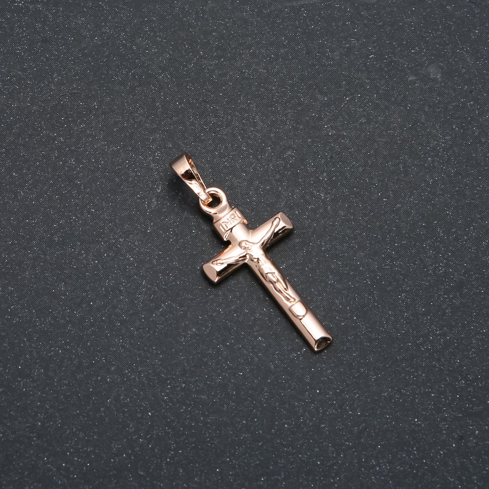 Xuping Pendant 18K Gold-Plated Cross, 29x12 mm +