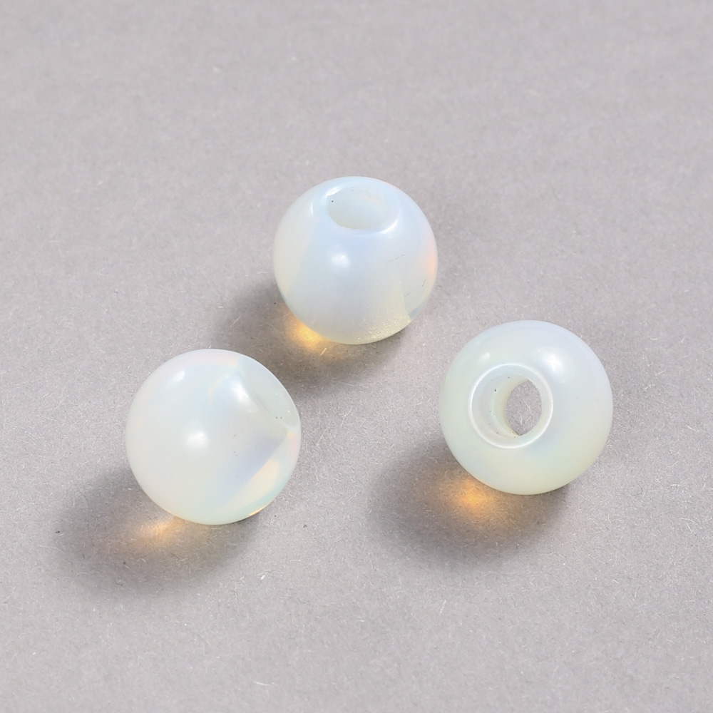 Moonstone Pandora Bead 16×14 mm + -, hole diameter 5.5 mm +