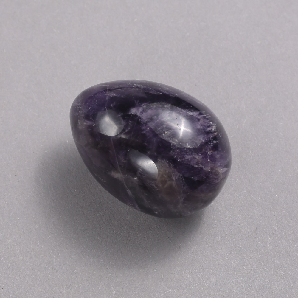 Amethyst decorative egg, diameter 40x30mm+