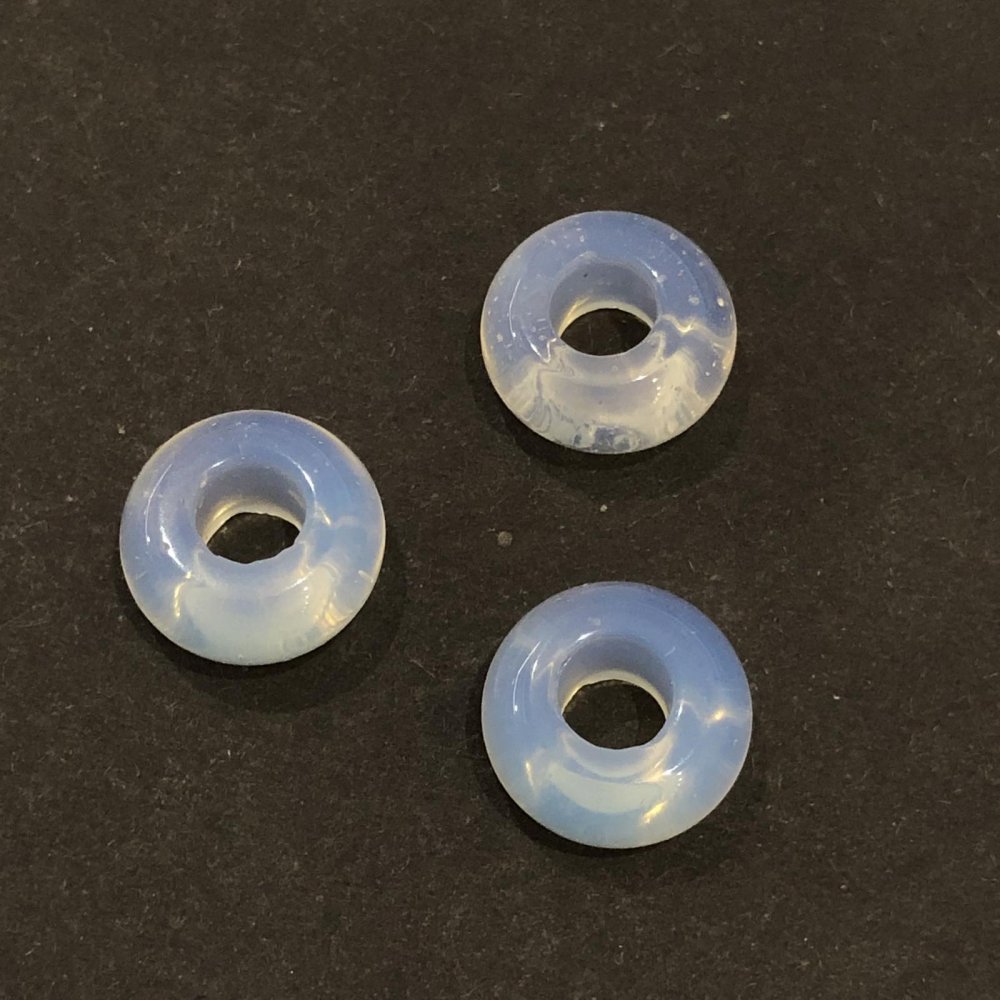 Pandora Bead Moonstone 14x7mm, hole diameter 5.5 mm+