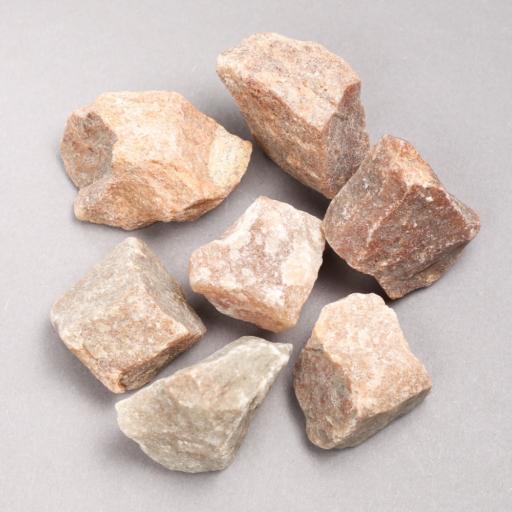 Natural untreated heliolite souvenir stones, diameter 25×30 mm ± (per 100 g) assorted sizes