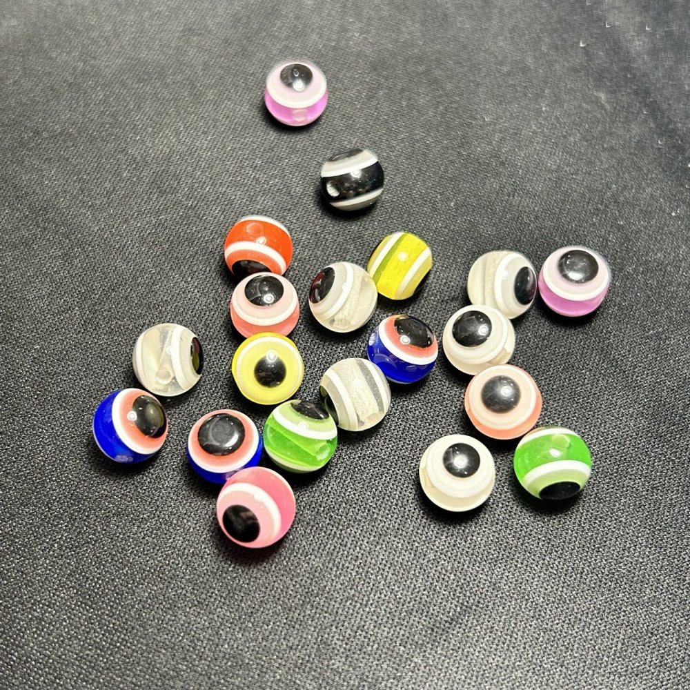 Bead assortment, 10 mm diameter, pack of 50, 30 g