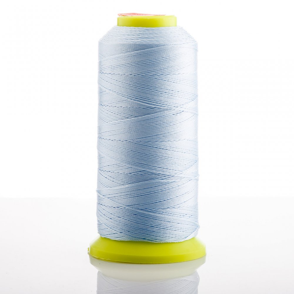Nylon thread on spool, light blue, 0.6 mm diameter, for crafts, 500 m