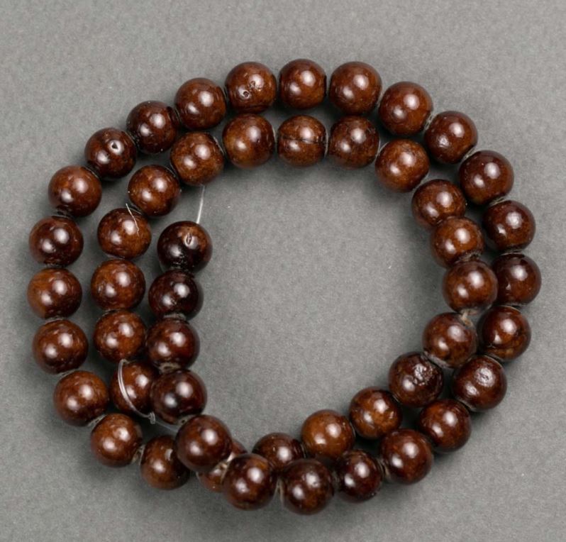 Tiger's Eye Beads (Acrylic) on Fishing Line, Smooth Beads, 8.5 mm Diameter, 41 cm Length