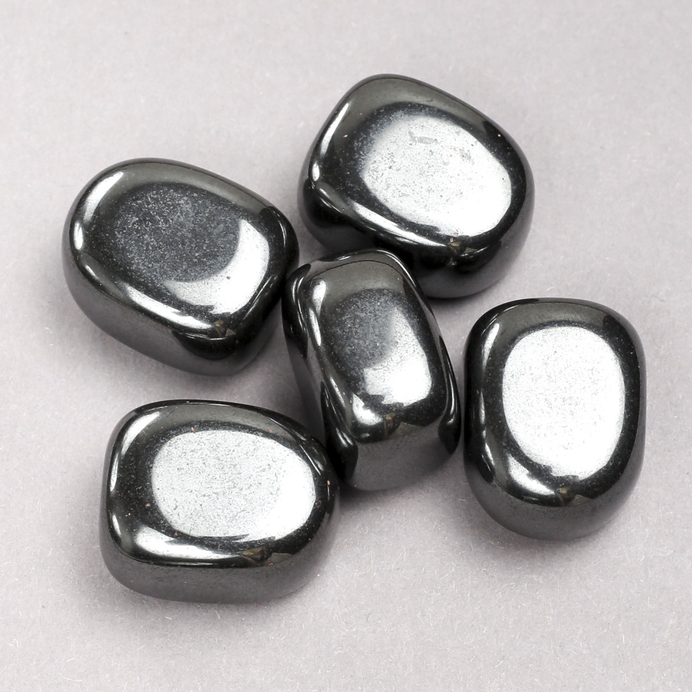 Souvenir natural hematite stones, diameter 22x20 mm ± (packaging 100 g)