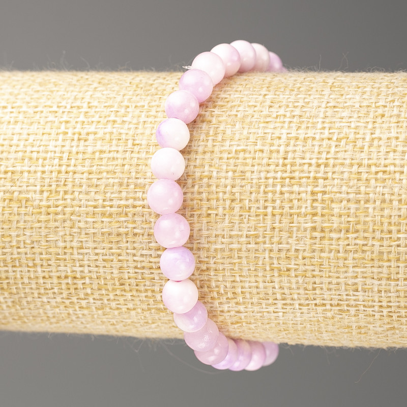 Bracelet lilac-white 'Ocean Jade'