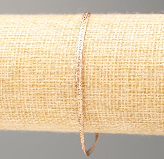 Xuping Bracelet 18K Gold Plating, length 19 cm, thickness 2 mm+