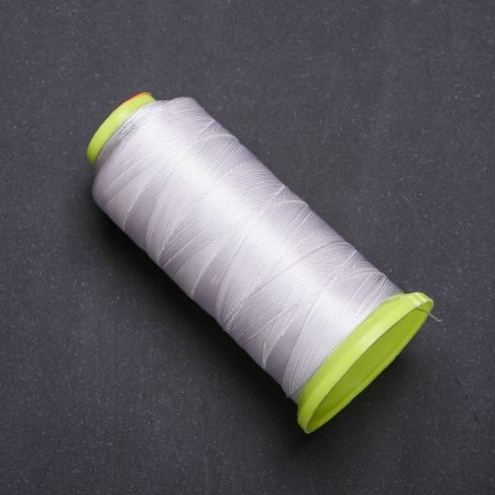 White nylon thread spool for crafts, diameter 0.3 mm, length 500 m