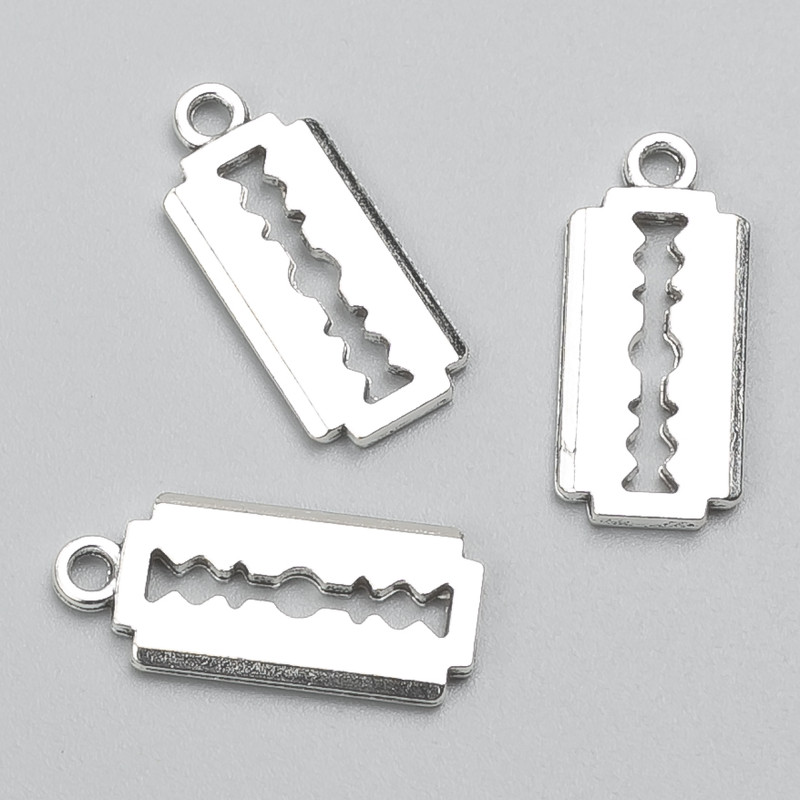 Blade Pendant Finding 21x9 mm, Pack of 15 pcs ±20 g